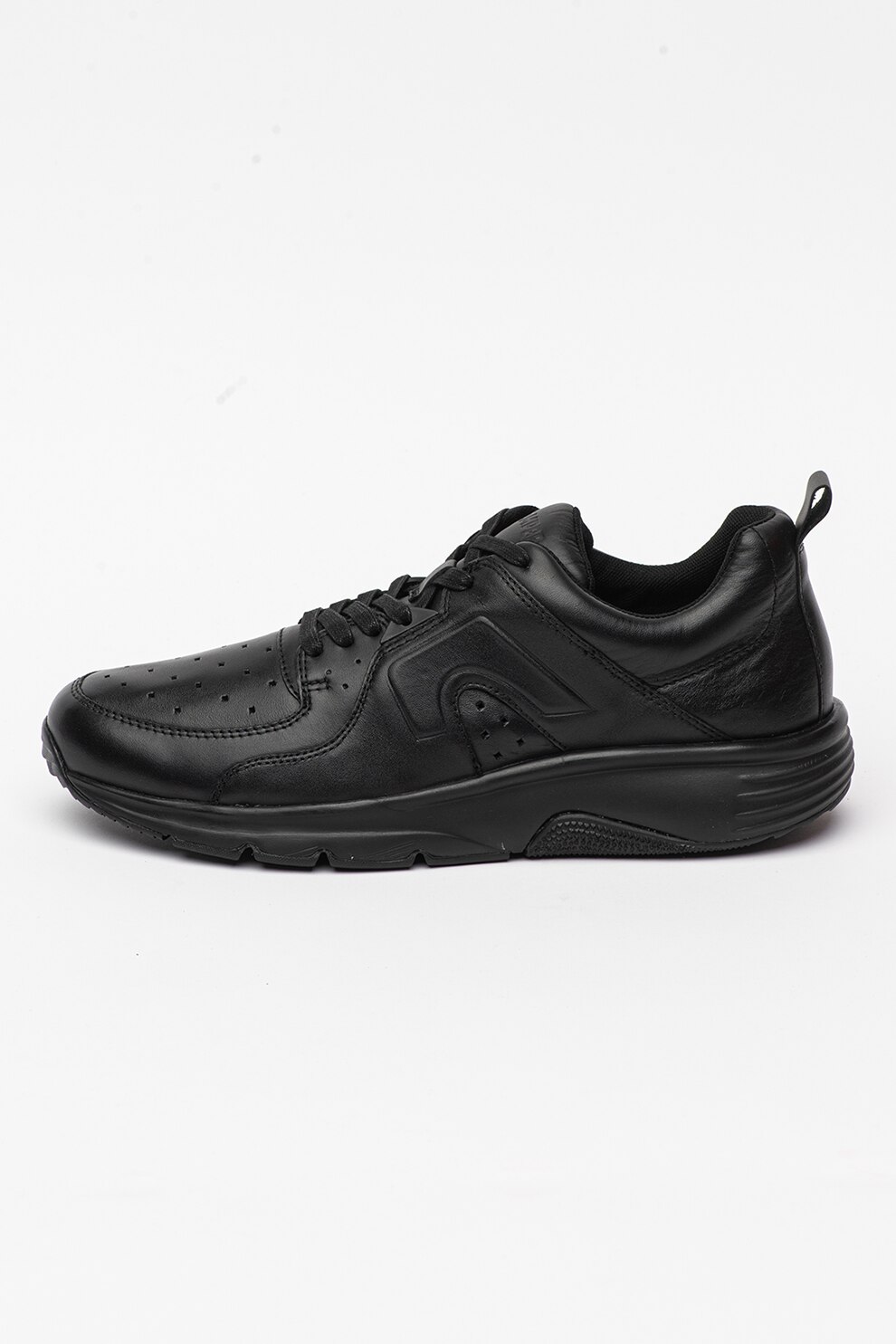 Camper, Pantofi sport low-top de piele Drift, Negru