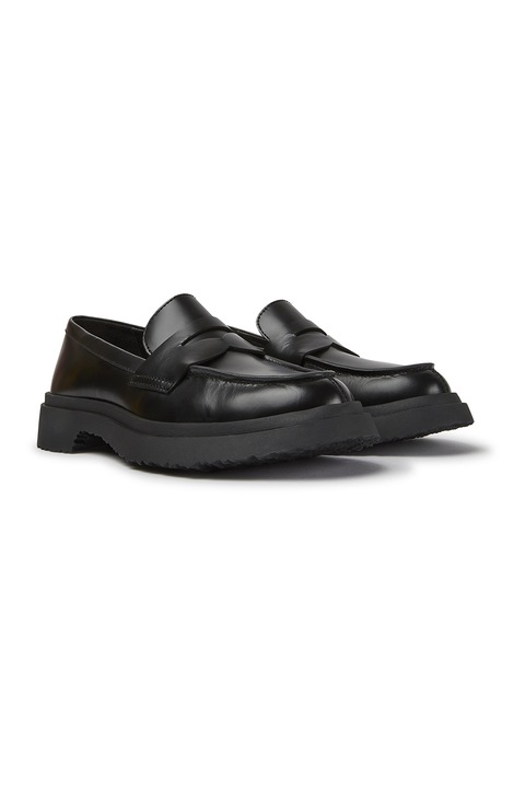 Camper, Pantofi loafer din piele Walden, Negru, 37