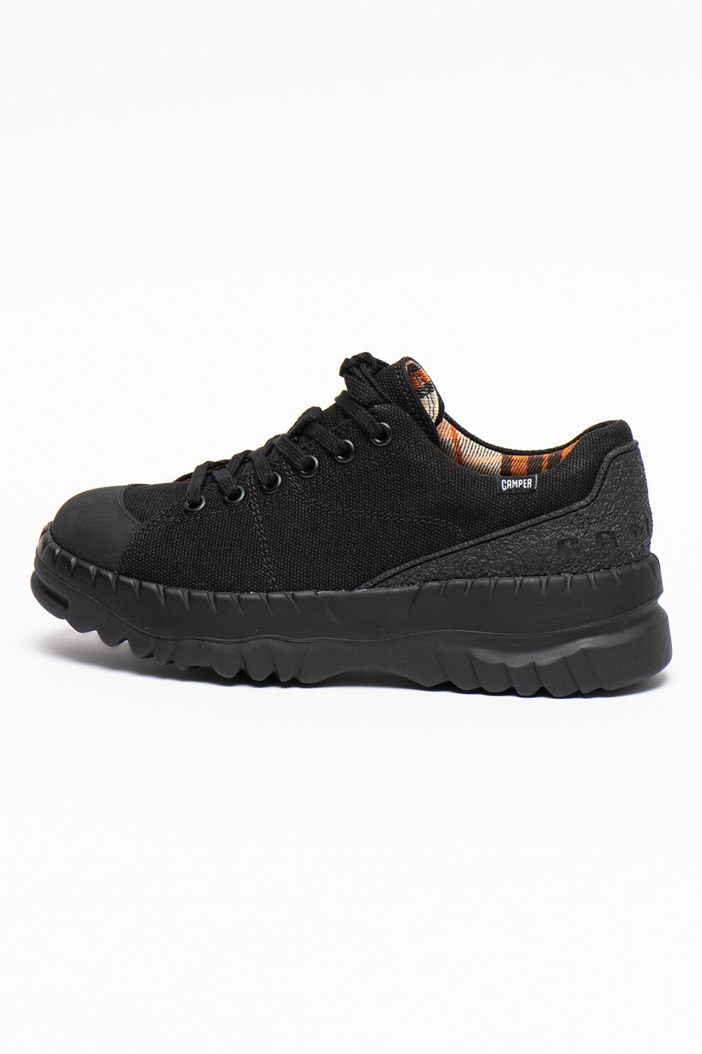 Camper, Pantofi sport din material textil cu aspect masiv Teix, Negru