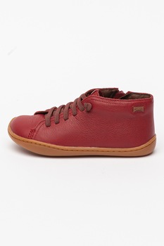 Camper, Ghete de piele Peu, Rosu inchis Camper, Ghete de piele Peu, Rosu inchis