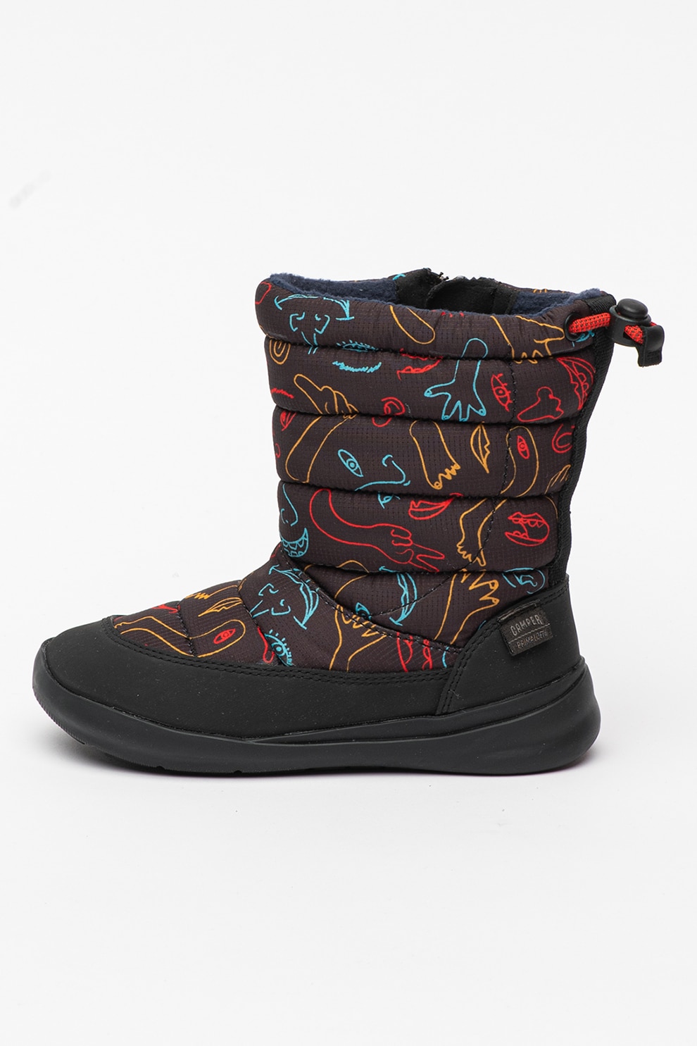 Camper, Ghete cu model grafic Ergo, Negru/Rosu/Galben