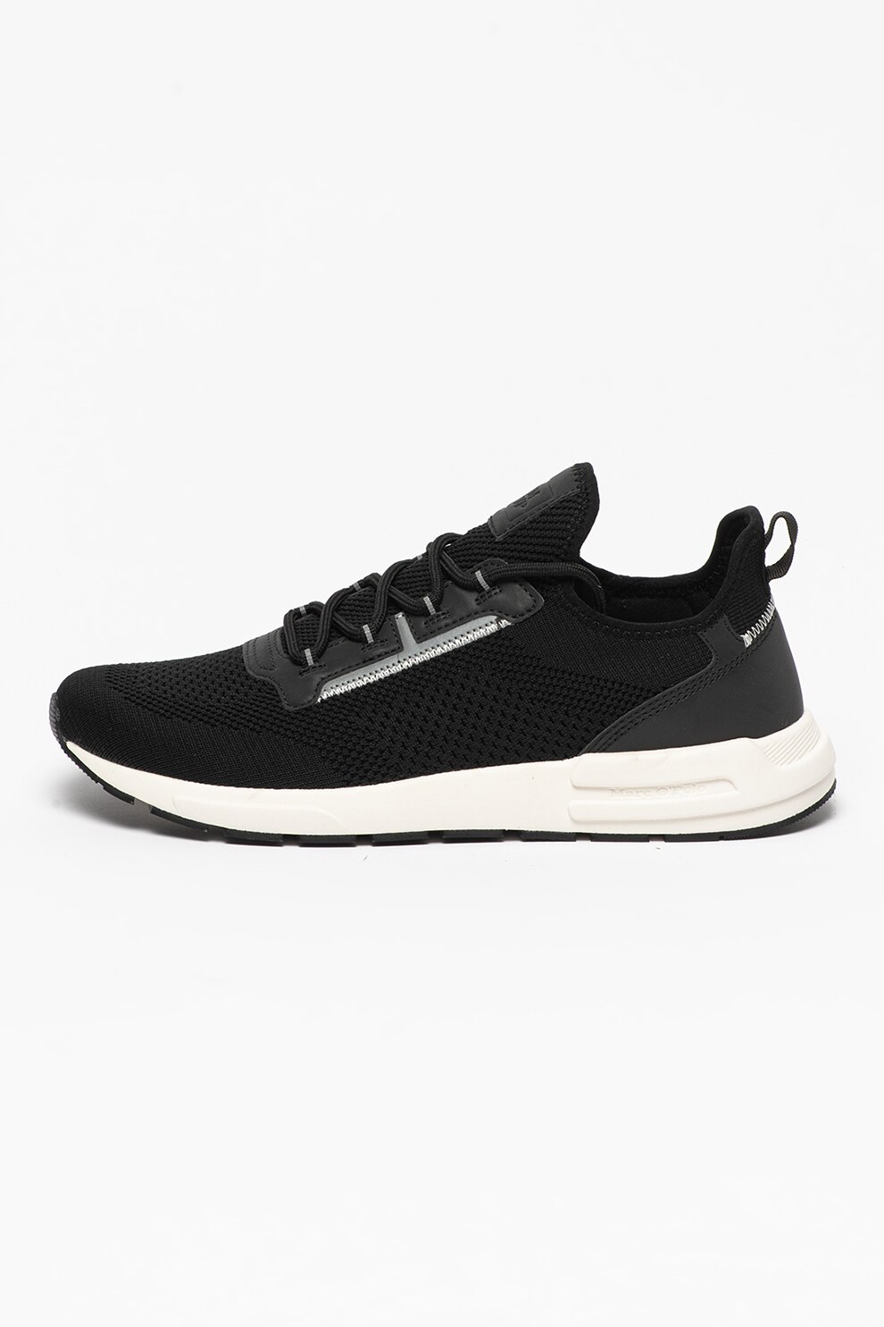 Marc O'Polo, Pantofi sport slip-on de plasa, Negru