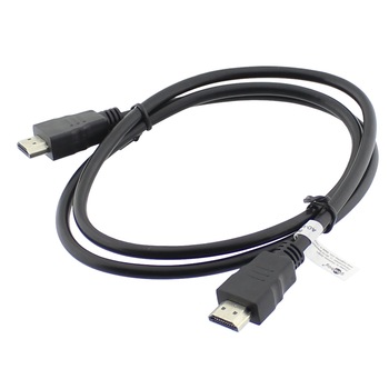 Cablu HDMI - HDMI, 1m, negru, Goobay, 51818, T199855 Cablu HDMI - HDMI, 1m, negru, Goobay, 51818, T199855