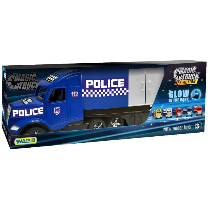 Camion Gigant de Politie,Wader,79 cm