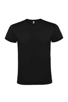 Tricou uni simplu, bumbac 100%, Roly, model ATOM, Negru Tricou uni simplu, bumbac 100%, Roly, model ATOM, Negru