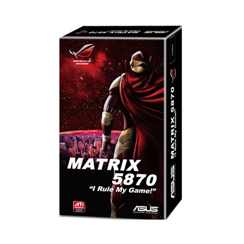 Placa video Asus Ati Radeon HD 5870 Matrix OC, 2048MB, GDDR5