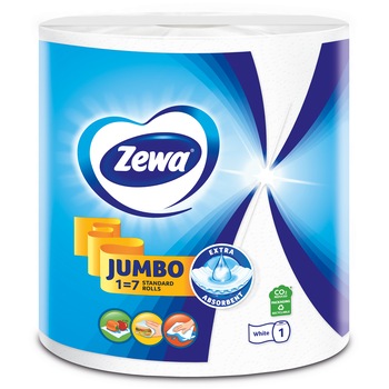 Prosoape de hartie Zewa Jumbo, 2 straturi, 1 rola, 325 foi Prosoape de hartie Zewa Jumbo, 2 straturi, 1 rola, 325 foi