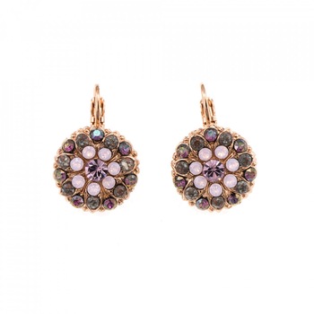 Cercei placati cu Aur roz de 24K, Cristale Swarovski, Guardian Angel by Roxannes - Mariana Jewellery, Roz 1029-1022RG6 Cercei placati cu Aur roz de 24K, Cristale Swarovski, Guardian Angel by Roxannes - Mariana Jewellery, Roz 1029-1022RG6