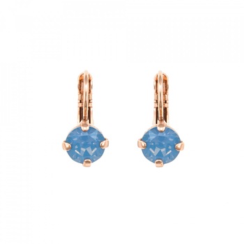 Cercei placati cu Aur roz de 24K, Cristale Swarovski, Blue Sky by Roxannes - Mariana Jewellery, Bleu 1435-120RG6 Cercei placati cu Aur roz de 24K, Cristale Swarovski, Blue Sky by Roxannes - Mariana Jewellery, Bleu 1435-120RG6