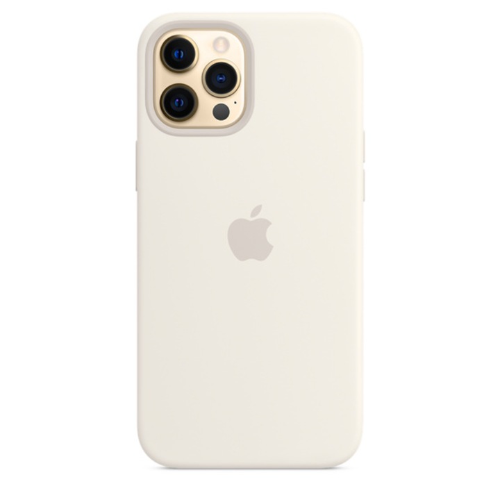 Силиконов Калъф Apple за iPhone 14 Pro Max, White