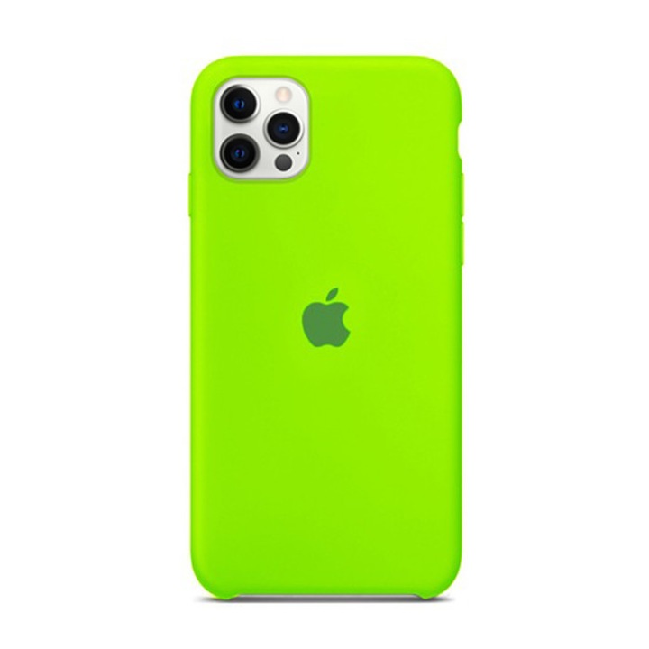 Силиконов Калъф Apple за iPhone 12 Pro, Neon Green