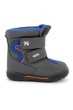 Primigi, Ghete cu velcro, Gri inchis/Bleumarin, 20 EU Primigi, Ghete cu velcro, Gri inchis/Bleumarin, 20 EU