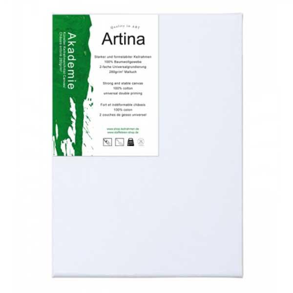 Panza de pictura Artina Akademie, 100% bumbac, (280 g / 2m), 2 straturi de grund, 60х80сm, Alb
