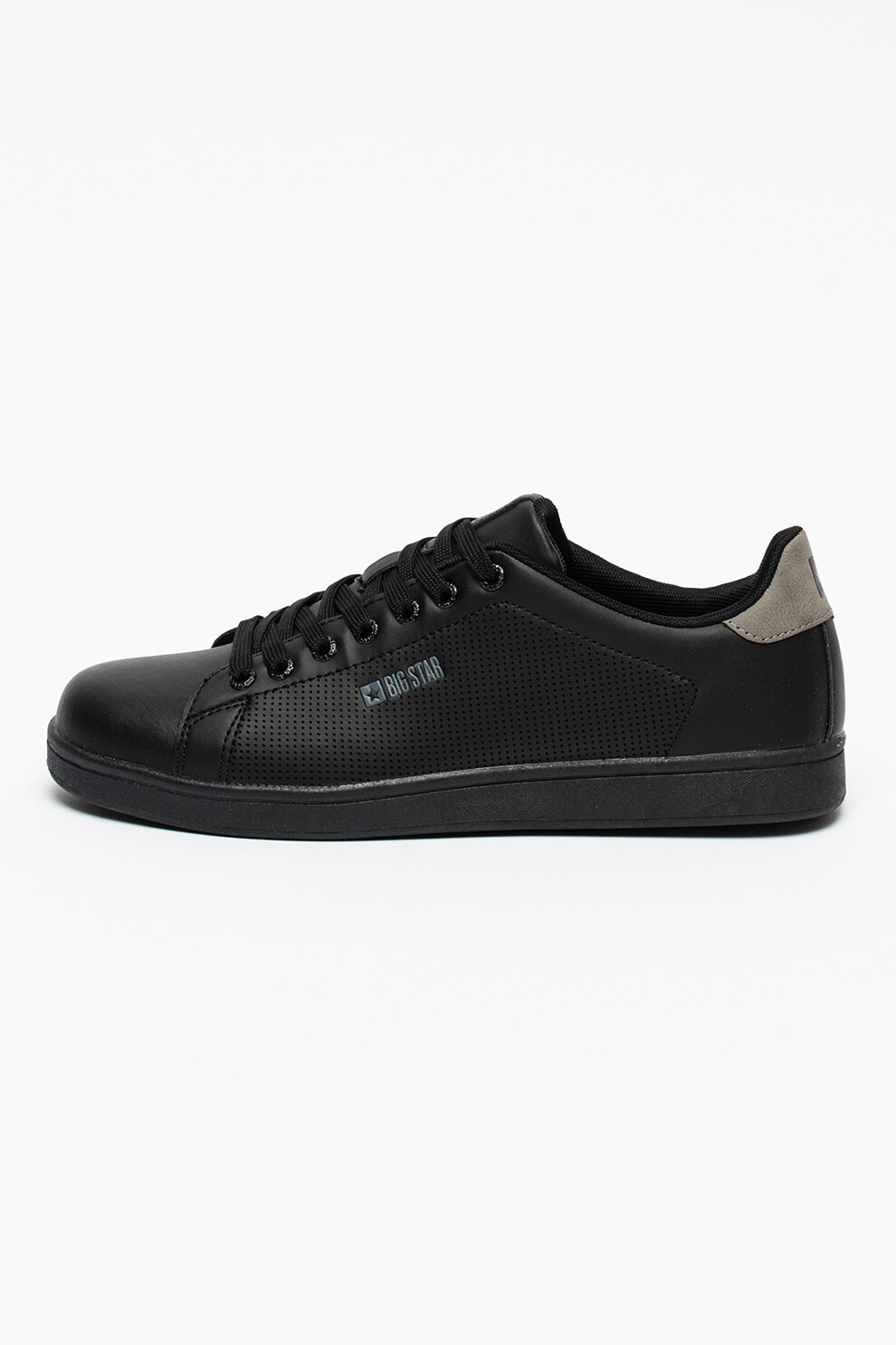Big Star, Pantofi sport de piele ecologica, Negru