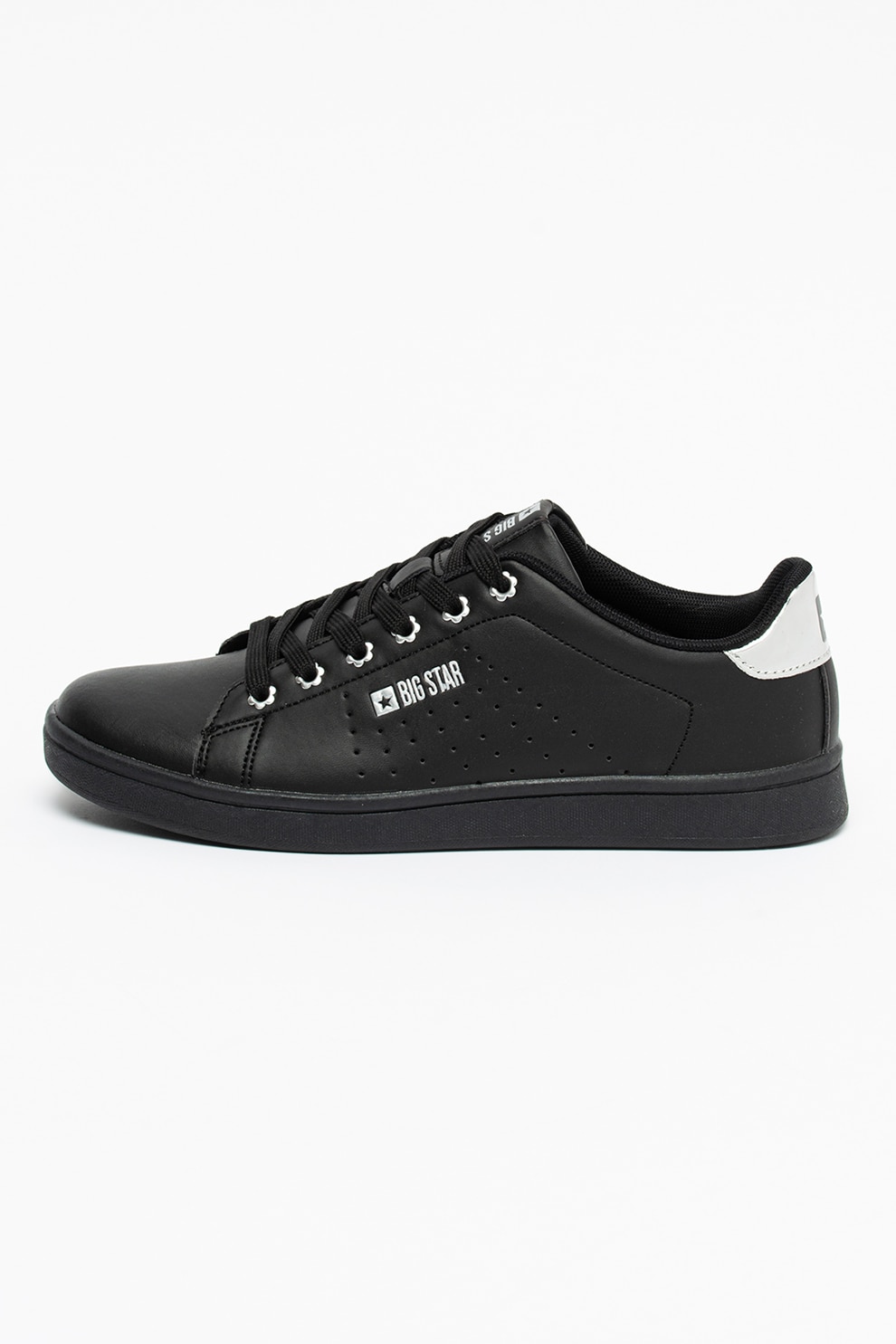 Big Star, Pantofi sport de piele ecologica, Negru