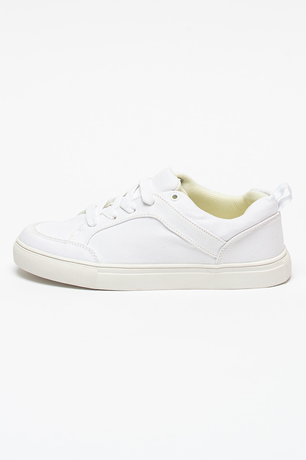 GAP, Pantofi sport low-cut de panza, Alb