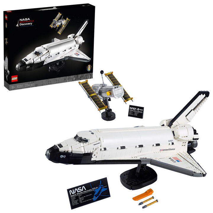 LEGO® Icons Creator Expert - Naveta spatiala NASA Discovery 10283, 2354 piese