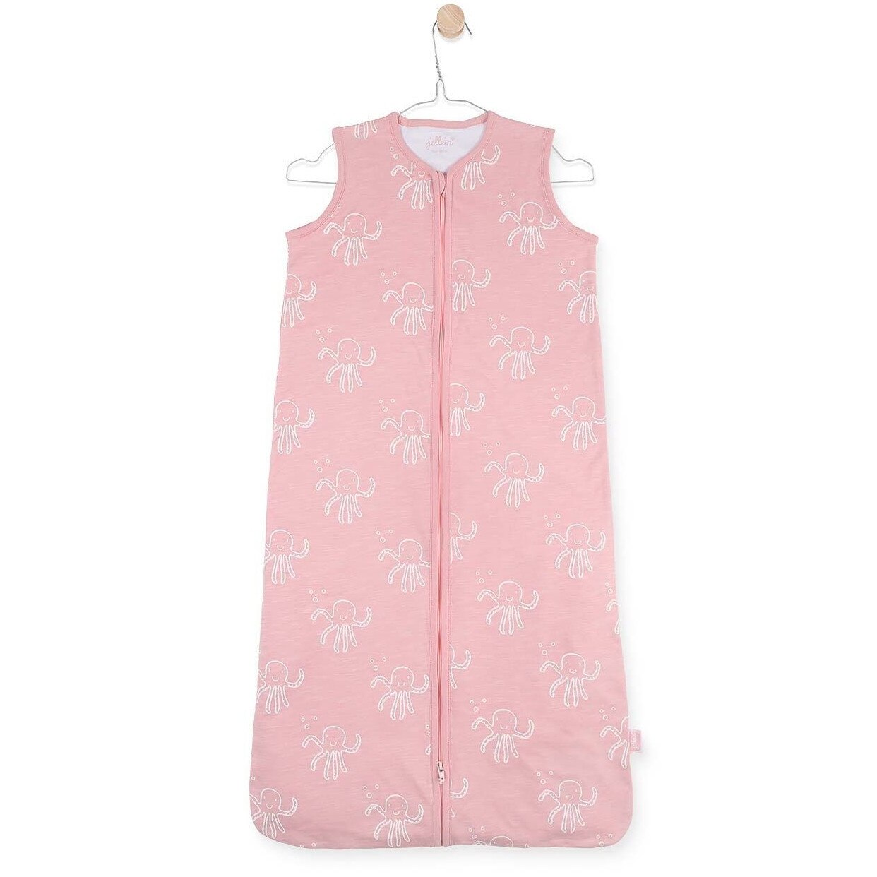 Sac de dormit de vara, Jollein Octopus, 70 cm, roz