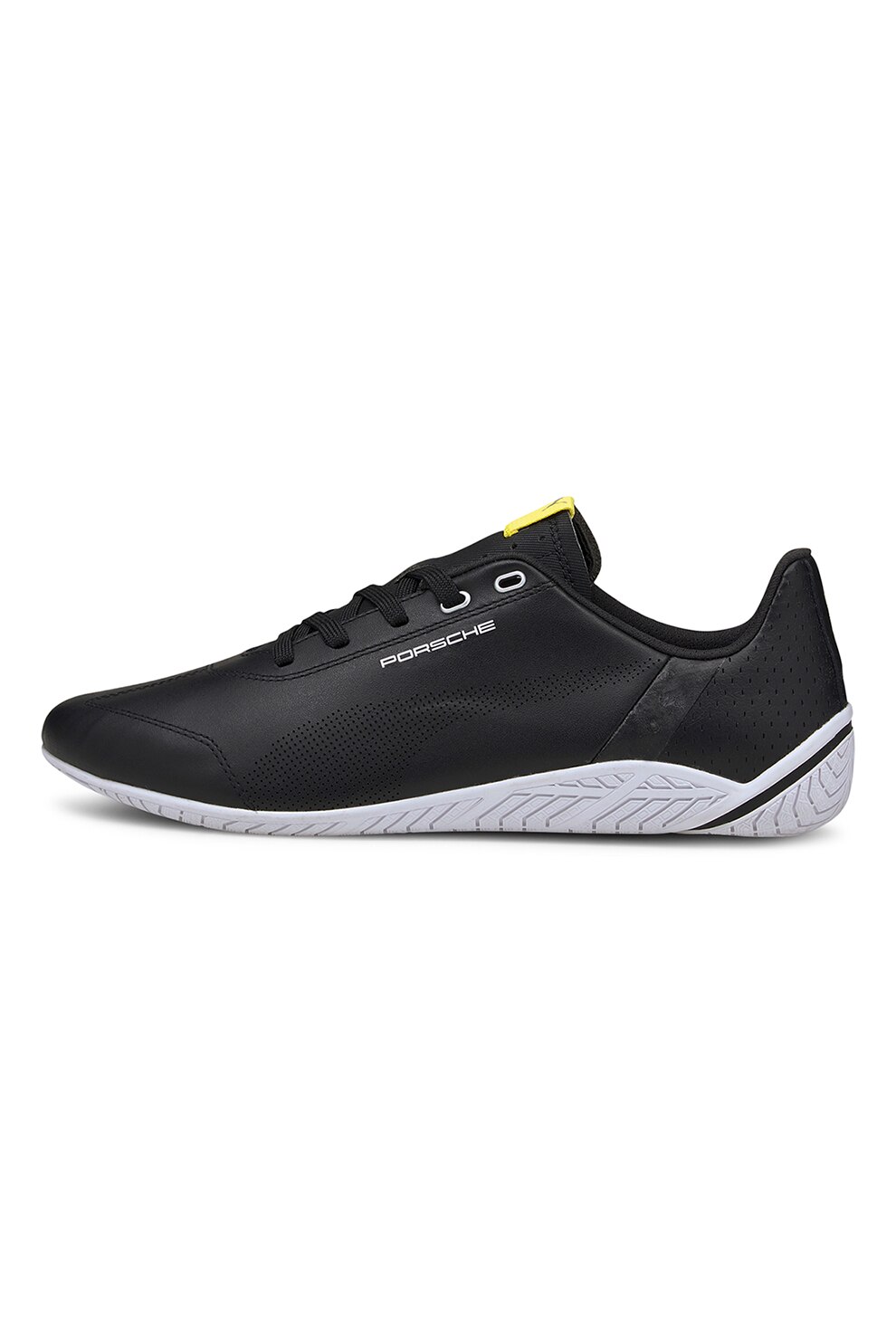 Puma, Pantofi sport de piele si piele ecologica Pl Rdg Cat, Negru