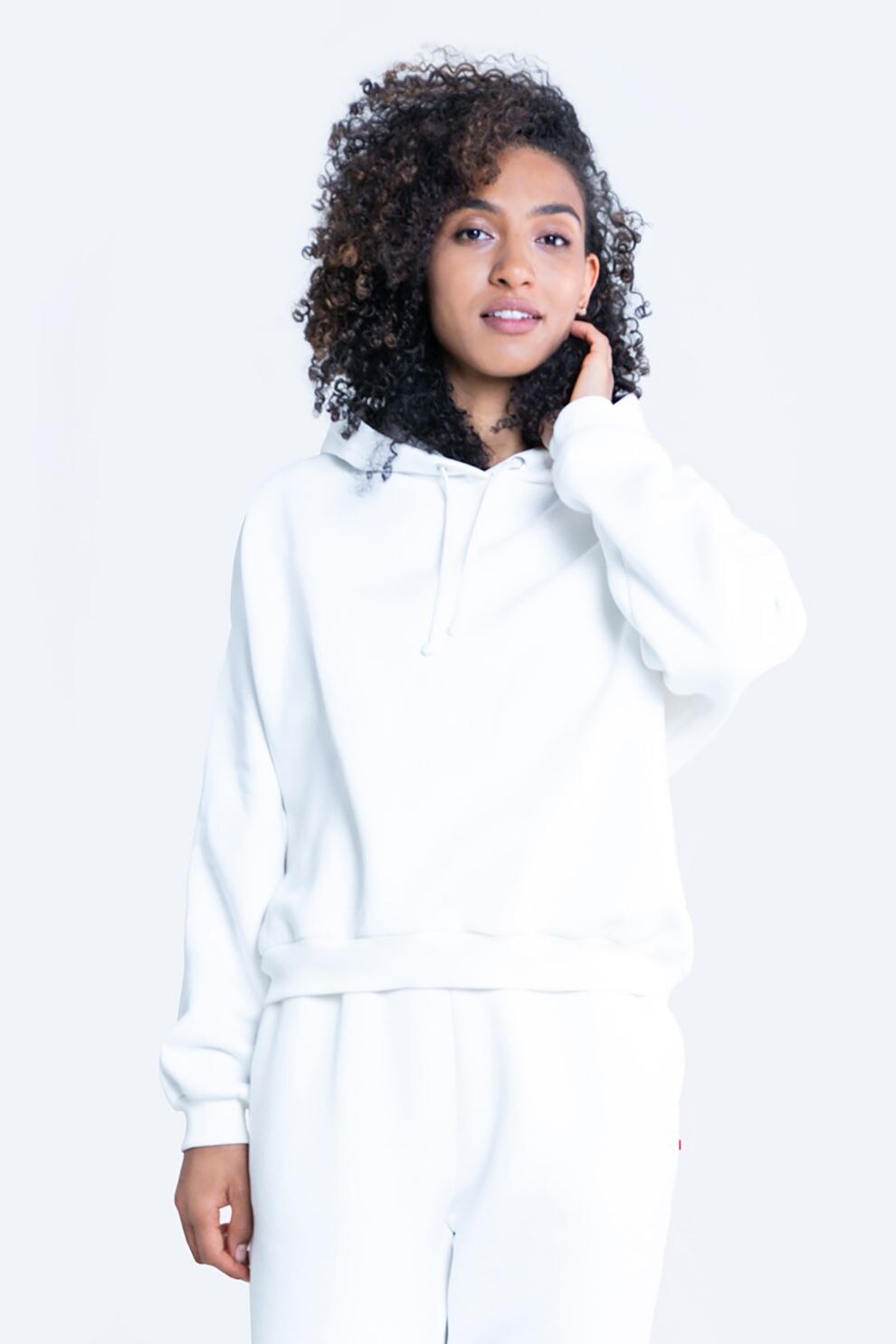 Big Star, Hanorac cu maneci lungi si snur, Alb