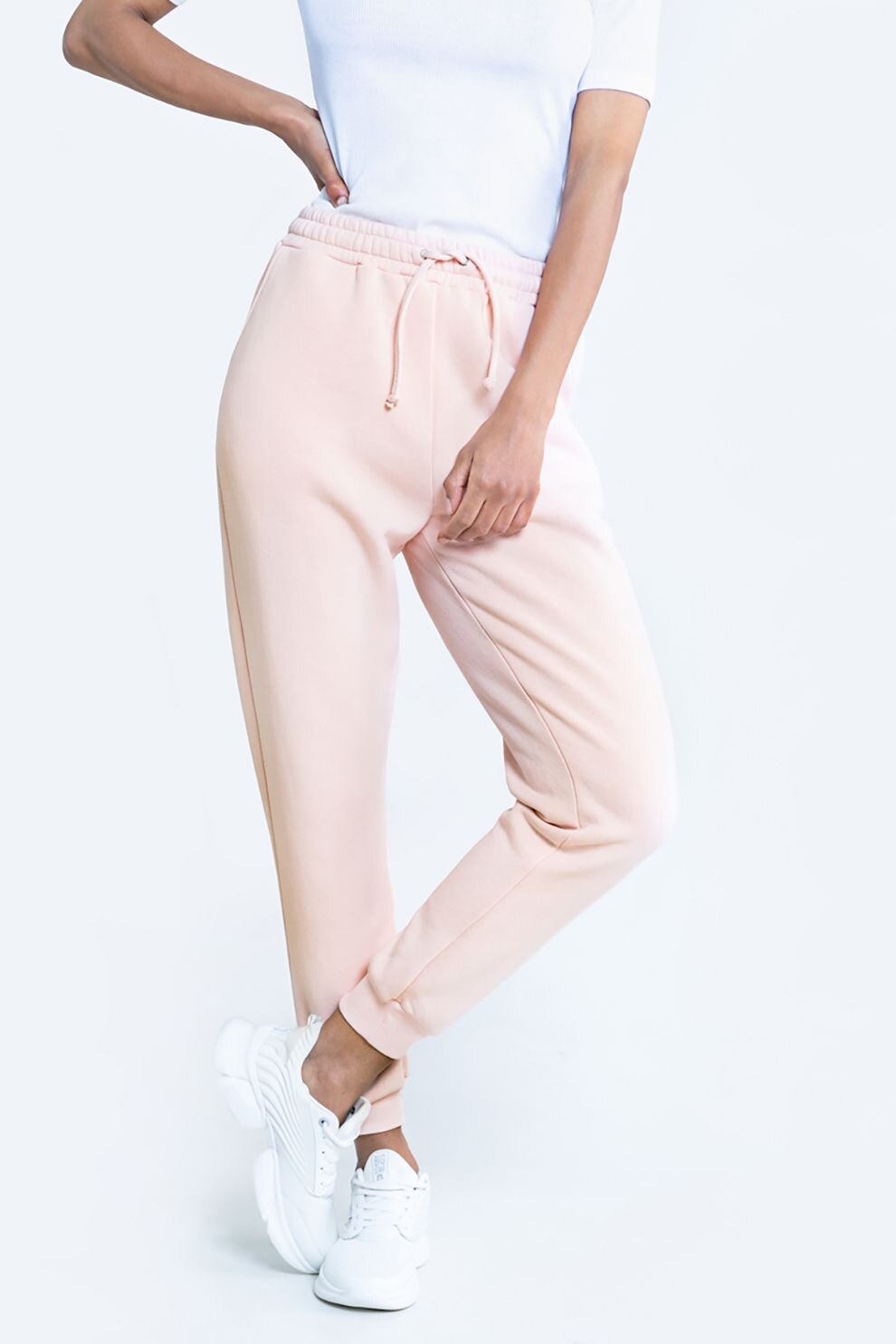 Big Star, Pantaloni sport cu snur, Roz