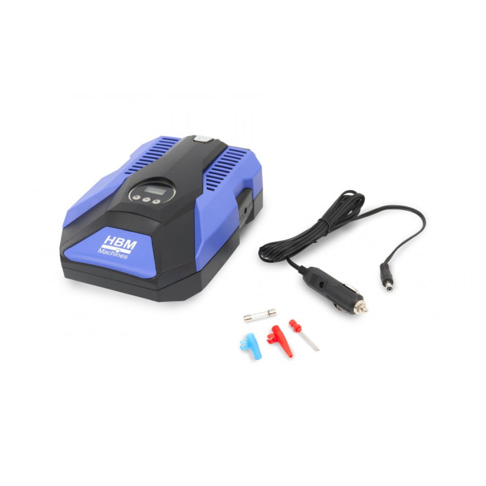 Compresor digital, HBM, 12V, cu accesorii