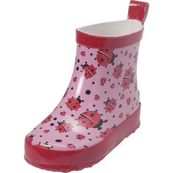 Cizme vara, cauciuc, fete, Roz/Rosu, Buburuze, marime 26 Cizme vara, cauciuc, fete, Roz/Rosu, Buburuze, marime 26