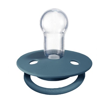 Suzeta anatomica din silicon Bibs De Lux 195633, Gri 0-36 luni Suzeta anatomica din silicon Bibs De Lux 195633, Gri 0-36 luni