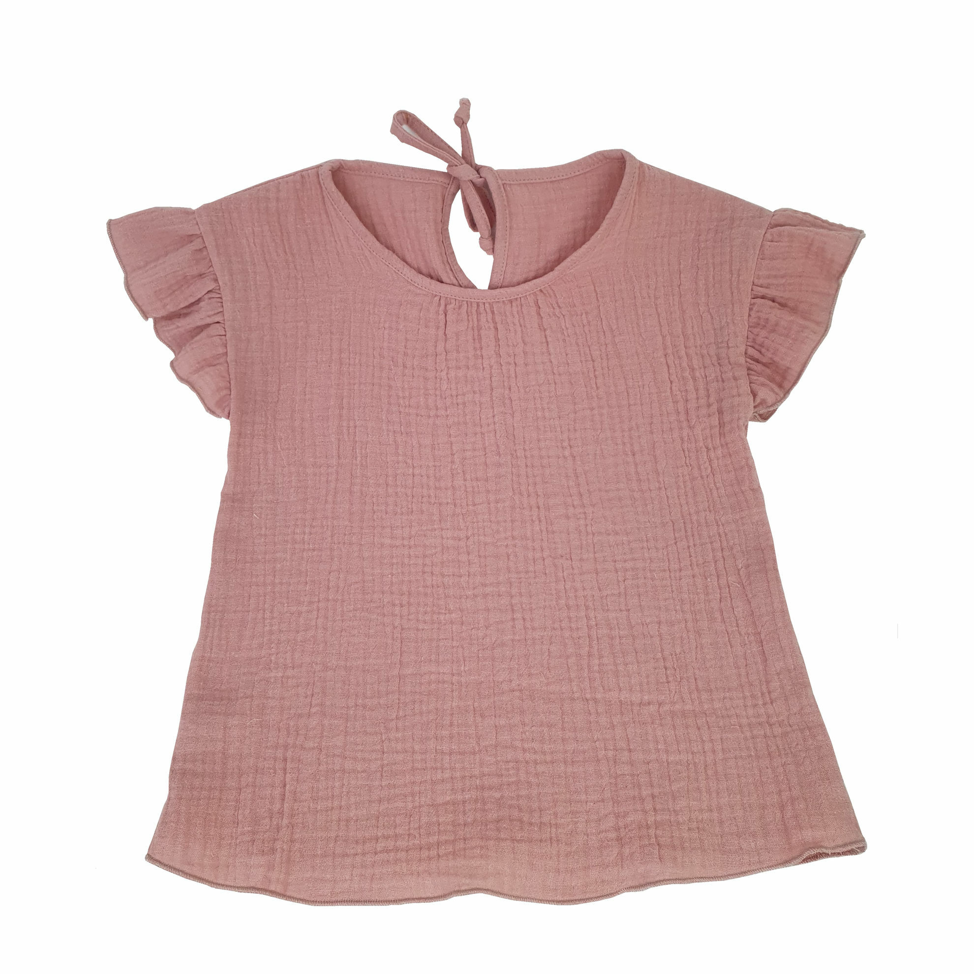 Bluza cu maneca scurta si volanase Romantic Rose