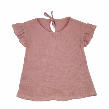 Bluza cu maneca scurta si volanase Romantic Rose Bluza cu maneca scurta si volanase Romantic Rose