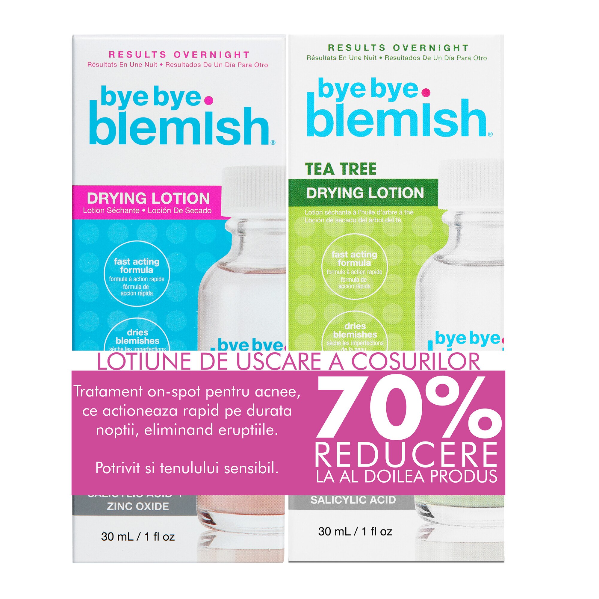 Kit Bye Bye Blemish: 2 X Drying Lotions, 30 ml