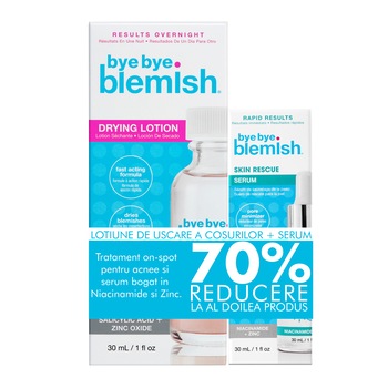 Kit Bye Bye Blemish: Drying Lotion, 30 ml + Serum, 30 ml Kit Bye Bye Blemish: Drying Lotion, 30 ml + Serum, 30 ml
