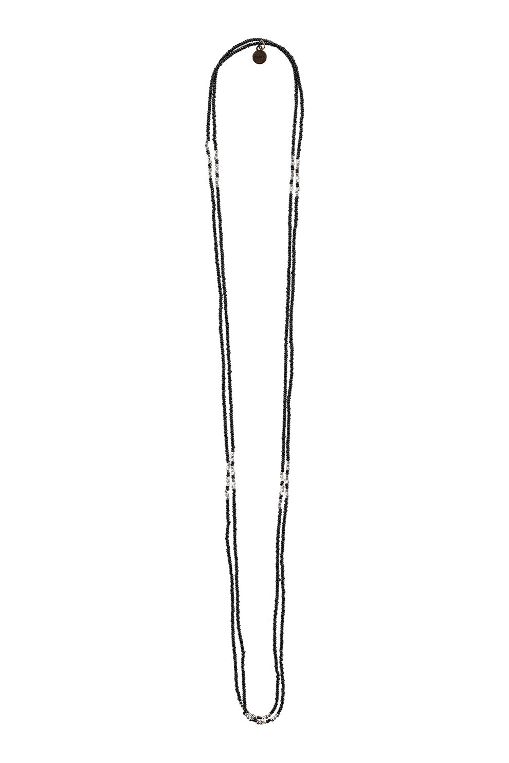 Barts, Colier unisex realizat manual Foam, Negru/Argintiu