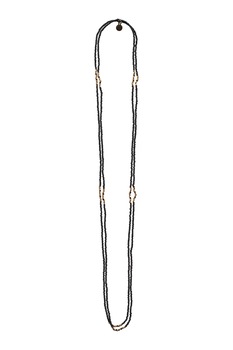 Barts, Colier unisex realizat manual Foam, Negru/Auriu antichizat Barts, Colier unisex realizat manual Foam, Negru/Auriu antichizat