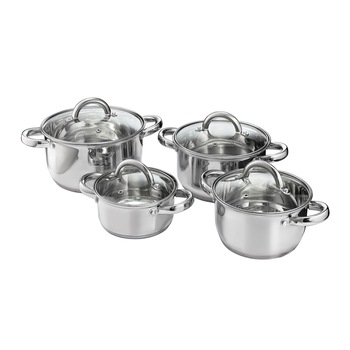 Set oale 8 piese Domotii 14-16-18-20cm Roca Set oale 8 piese Domotii 14-16-18-20cm Roca