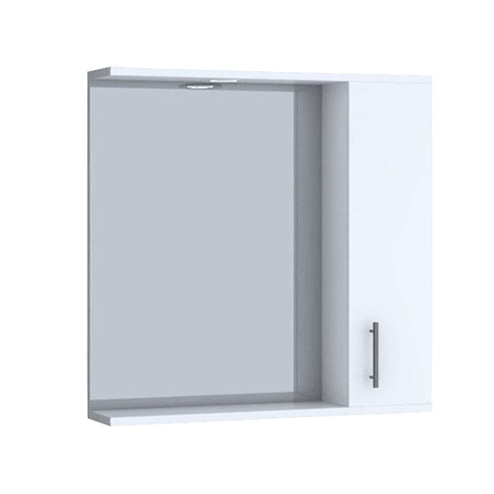 Oglinda cu dulap baie alb 71 x 60 x 14 cm AX0201