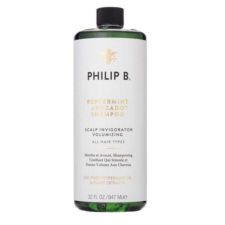 Philip B - Peppermint And Avocado Volumizing Clarifying Shampoo 947ml volumen növelő sampon