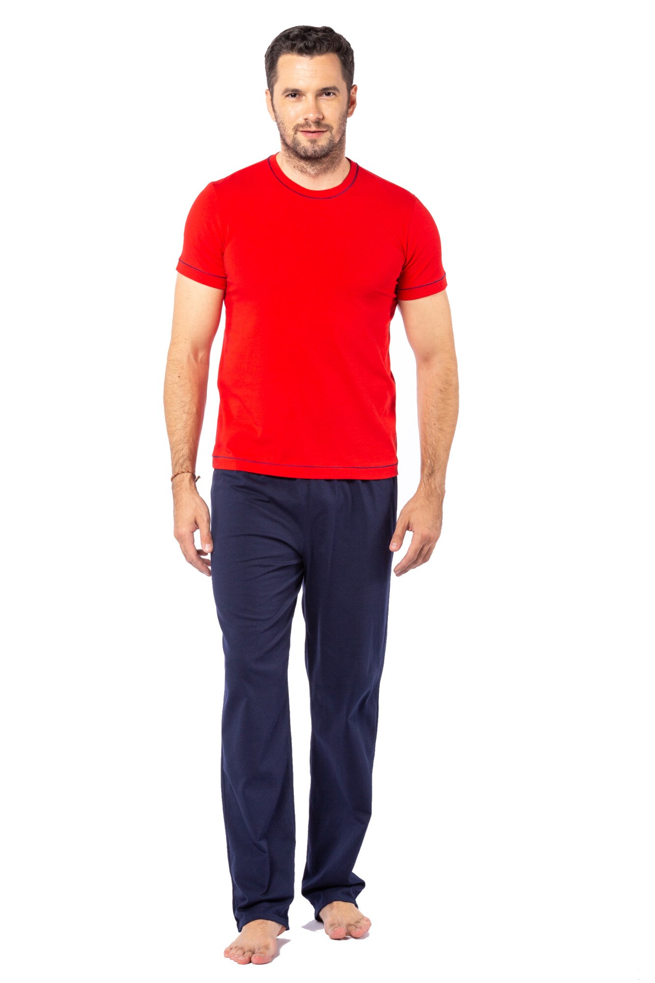 Tricou barbati TB05, Rosu