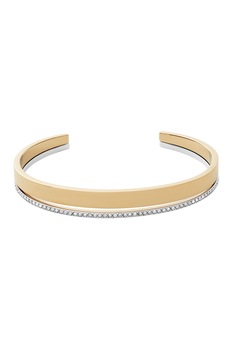 Skagen, Bratara rigida fara inchidere cu cristale Elin, Auriu Skagen, Bratara rigida fara inchidere cu cristale Elin, Auriu
