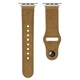 Természetes bőr szíj, Apple Watchhoz 7/6/5/4/3/2/1, Kompatibilis minden 38 mm-es kijelzővel rendelkező alma órához, M/L méret, Gesztenye szín