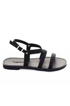 Sandale cu talpa joasa FUNKY CHIC, negru Sandale cu talpa joasa FUNKY CHIC, negru