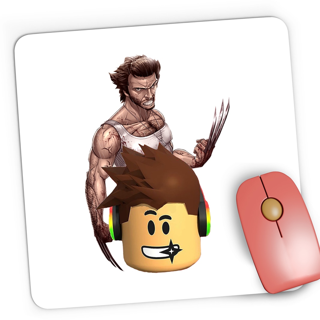 Гейминг подложка за мишка Wolverine Roblox Logan X Men Badass, 21x19 см ...