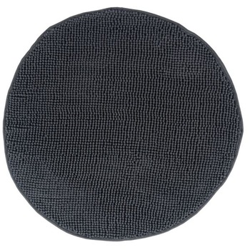 Covor baie rotund Jotta 80cm gri inchis Fringe Covor baie rotund Jotta 80cm gri inchis Fringe