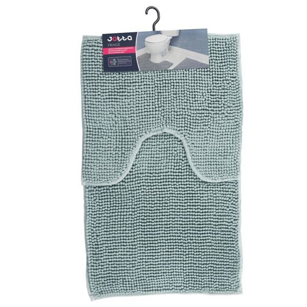 Set covorase baie Jotta 50x45cm, 50x80cm albastru deschis Fringe