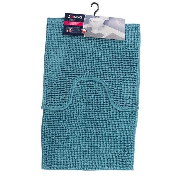 Set covorase baie Jotta 50x45cm, 50x80cm albastru Fringe