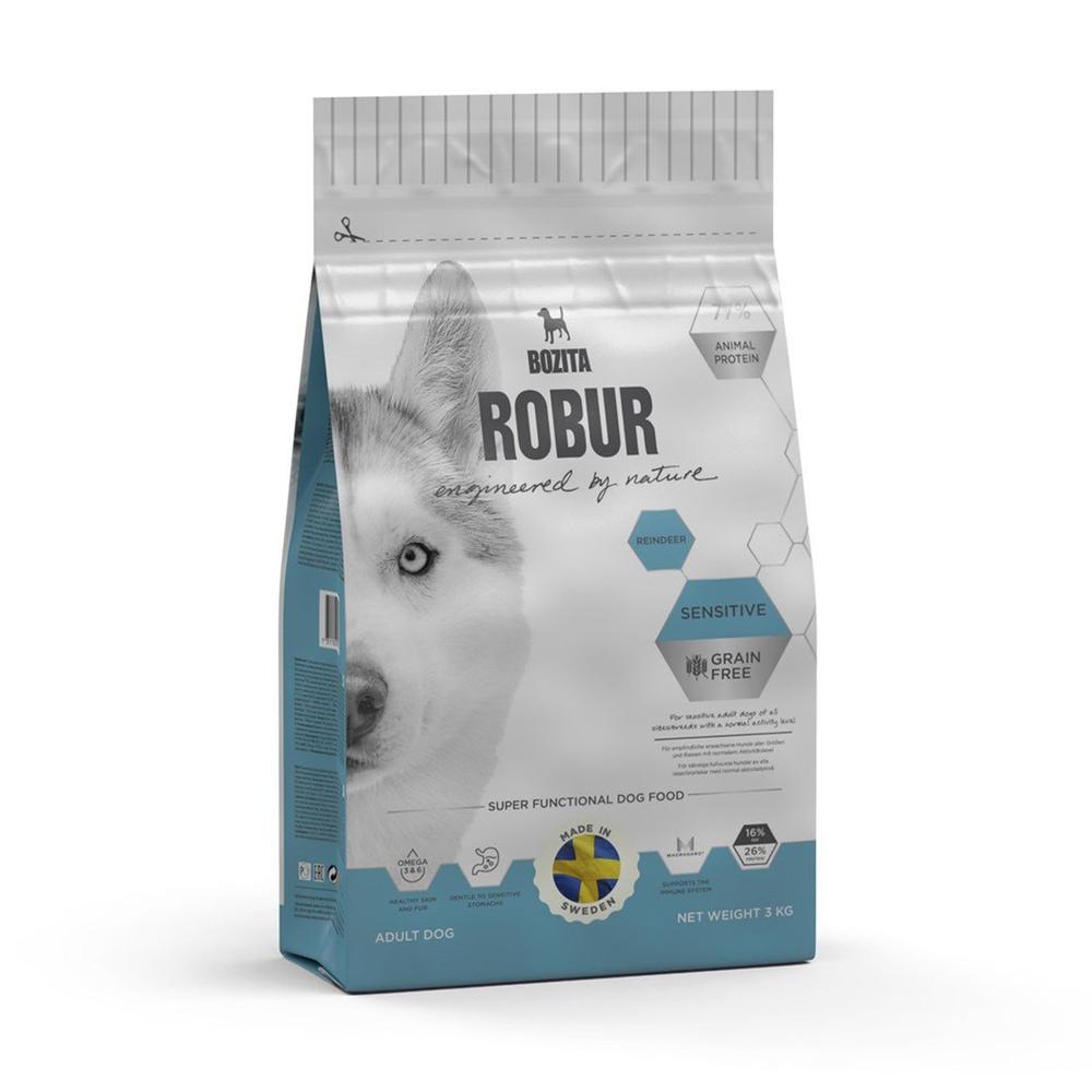 Hrana uscata pentru caini, Bozita, Sensitive, aroma cerb, 3 kg