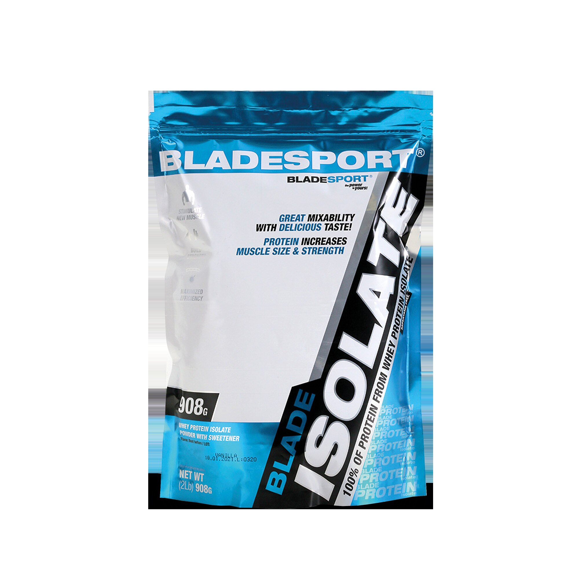 Proteine, Isolate, vanilie, 908g