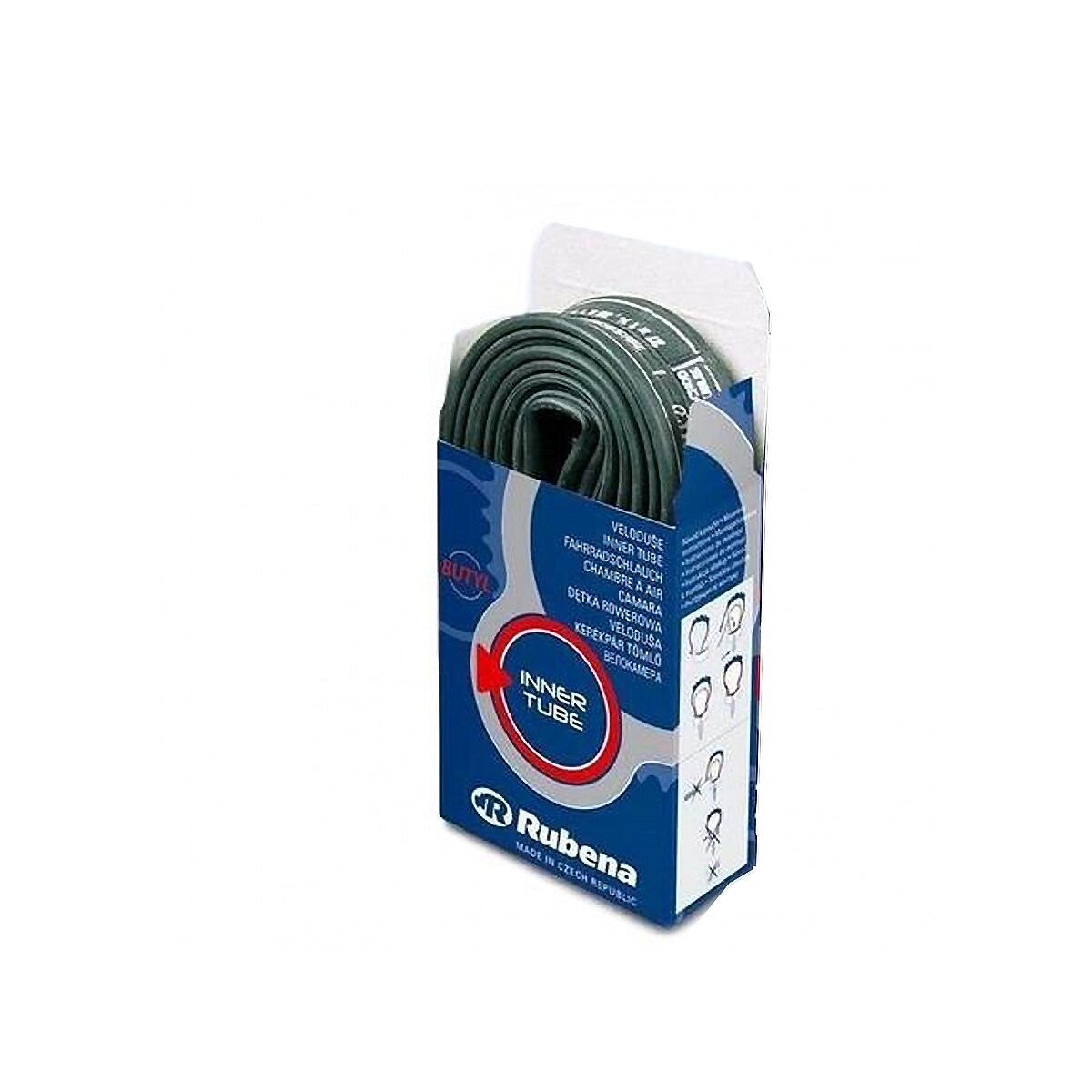 Set Camere Bicicleta Mitas Av40 - 27.5 x 1.5-1.9 Inch, 60 Buc, Negru