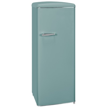 Frigider cu 1 usa RETRO Exquisit RKS325-V-H-160F TB, Clasa F, Volum 229 L, No Frost, turcoaz Frigider cu 1 usa RETRO Exquisit RKS325-V-H-160F TB, Clasa F, Volum 229 L, No Frost, turcoaz