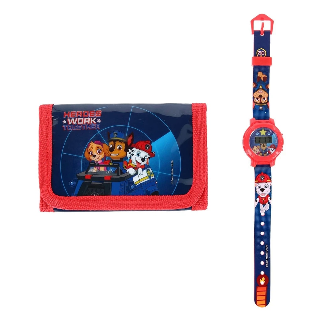 Set ceas si portofel Paw Patrol Multicolor